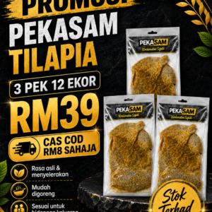 PEKASAM TILAPIA 3 PEK 12 EKOR
